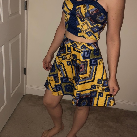 Xhilaration Dresses & Skirts - Two piece skirt and crop top
